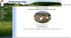 Desktop Screenshot of dorferneuerung-hain.poppenhausen.de